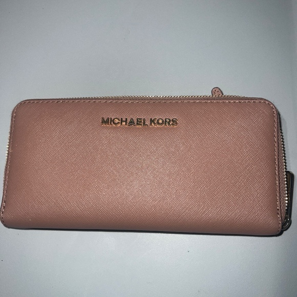 MICHAEL Michael Kors Handbags - Michael Kors Large Mauve Continental Wallet